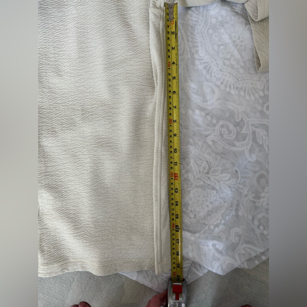 Lululemon Can You Feel The Pleat Crop 
Light Ivory (First Release) - Picture 9 of 9